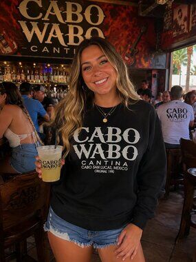 Ladies Cabo Wabo Mexico Sweatshirt (MEDIUM)